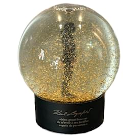 Karl Lagerfeld-Snow globe or collector-Black,Golden