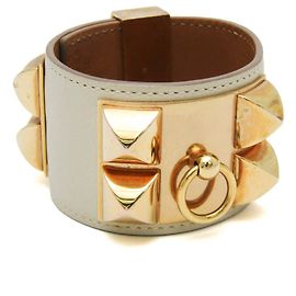 Hermès Collier de chien White