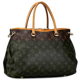 Louis Vuitton-Louis Vuitton Brown Monogram Pallas MM-Brown