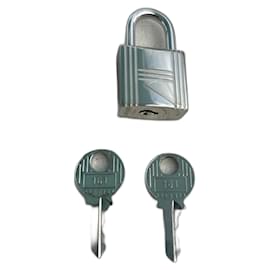 Neues Hermès-Schloss Kelly, Birkin Silber Hardware