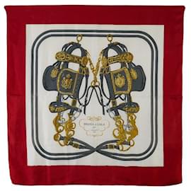 Hermès-Hermes Carré Brides de Gala Silk Scarf Cotton Scarf in Good condition-Other