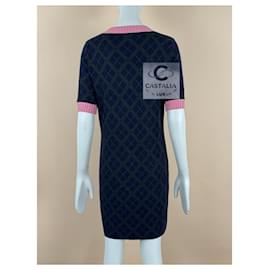 Chanel-New  Paris Edinburgh Argyle Cashmere Dress-Multiple colors