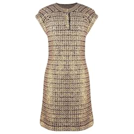 Chanel-New CC Jewel Gripoix Buttons Byzantine Dress-Golden