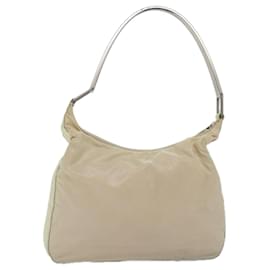 Prada-PRADA Shoulder Bag Nylon Beige Auth 76122-Beige