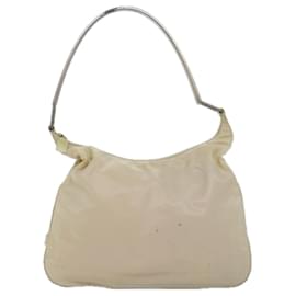 Prada-PRADA Shoulder Bag Nylon Beige Auth 76122-Beige