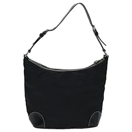 Prada-PRADA Shoulder Bag Nylon Black Auth ep4270-Black