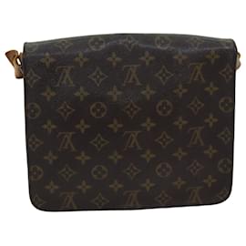 Louis Vuitton-LOUIS VUITTON Monogram Cartouchiere GM Shoulder Bag M51252 LV Auth 76539-Monogram