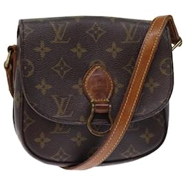 Louis Vuitton-LOUIS VUITTON Monogram Saint Cloud PM Bolso de hombro M51244 LV Auth 76541-Monograma