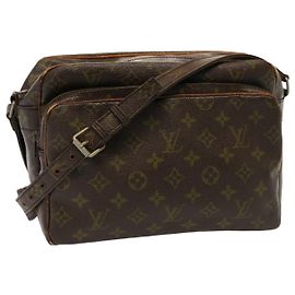 Bolsa de ombro LOUIS VUITTON Monogram Migra Tour Não.201 LV Auth hk1347 Monograma