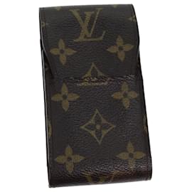 Louis Vuitton-Étui à cigarettes LOUIS VUITTON Monogram Etui M63024 Auth ar LV11887-Monogramme