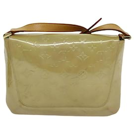 Louis Vuitton-LOUIS VUITTON Monogram Vernis Thompson Street Bolso Beige M91301 LV Auth 74299-Beige