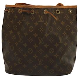 Louis Vuitton-LOUIS VUITTON Monogram Petit Noe Shoulder Bag M42226 LV Auth 72282-Monogram