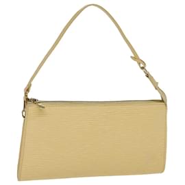 Louis Vuitton-LOUIS VUITTON Epi Pochette Accessoires Pochette Vanille M5294Une Auth LV 75461-Autre