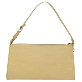 Louis Vuitton-LOUIS VUITTON Epi Pochette Accessoires Pochette Vanille M5294Une Auth LV 75461-Autre