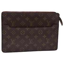 Louis Vuitton-LOUIS VUITTON Monogram Pochette Homme Clutch Bag M51795 LV Auth 75863-Monogram