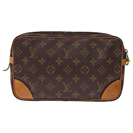 Louis Vuitton-LOUIS VUITTON Monogram Marly Dragonne GM Clutch Bag M51825 Auth LV 76605-Monogramme
