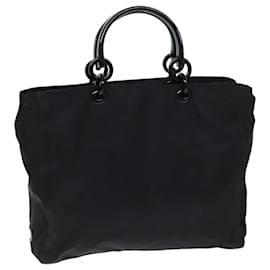 Prada-PRADA Hand Bag Nylon Black Auth ep4308-Black