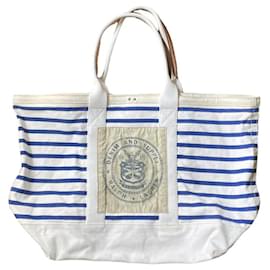 Ralph Lauren-Totes-White,Blue
