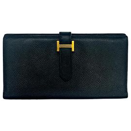 Hermès Bearn wallet black Black
