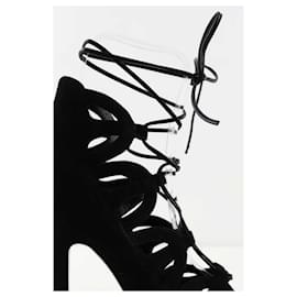 Saint Laurent-Leather Heels-Black