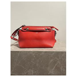 Fendi-Sacs à main FENDI T.  Cuir-Rouge