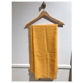 FENDI Bufandas T. Lana Amarillo