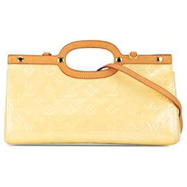 Louis Vuitton-Borsa a mano Louis Vuitton Monogram Vernis Roxbury Drive marrone chiaro-Cammello