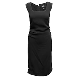 D&G-Black D&G Sleeveless Midi Dress Size IT 44-Black