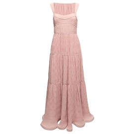 Hellrosa ärmelloses Maxikleid Celleste von Jonathan Simkhai, Größe US  6 Pink