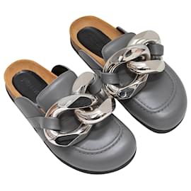 JW Anderson-Grey JW Anderson Leather Mules Size 35-Grey