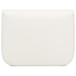 Céline-Sac à bandoulière Celine Medium Classic Box blanc-Blanc