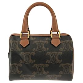 Céline-Brown Celine Small Triomphe XL Satchel-Brown