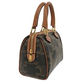 Céline-Brown Celine Small Triomphe XL Satchel-Brown