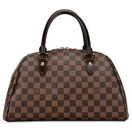 Louis Vuitton-Bolso Louis Vuitton Damier Ebene Ribera MM marrón-Castaño