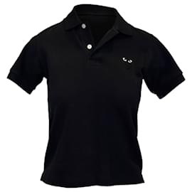 Autre Marque-Black PLAY Comme Des Garcons Polo Shirt Size US S-Black