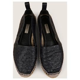 Balenciaga-Espadrilles Ostrich 38-Blue