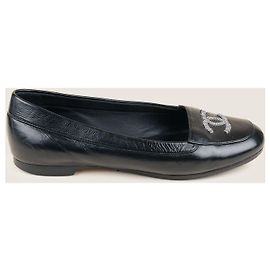 Chanel Mocassini CC 37.5 Nero