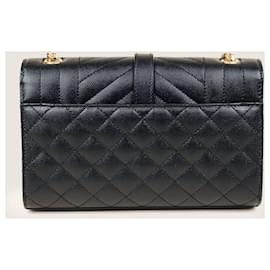 Saint Laurent-Small Envelope Shoulder Bag-Black