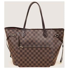 Louis Vuitton-Pochette du cabas Neverfull MM-Marron