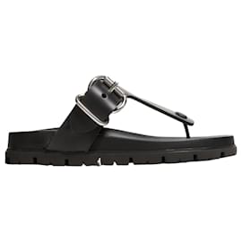 Prada-Prada Thong Sandals-Black