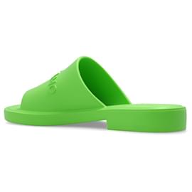 Salvatore Ferragamo-Ferragamo Guineva sandals-Light green