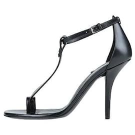 Burberry-Burberry sandals with toe loop-Black