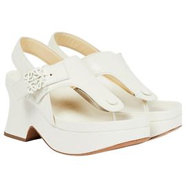 Loewe Flatform sandals White