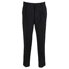 Acne-Acne Studios Suit Trousers in Black Wool-Black