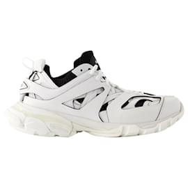 Balenciaga-Track Sock Sneakers - Balenciaga - Black/White-White