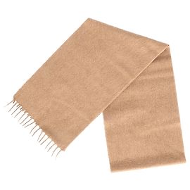 Prada Fransenschal aus beiger Wolle Beige