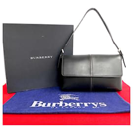 Burberry-Burberry Lederhandtasche in gutem Zustand-Andere