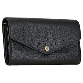 Louis Vuitton-Louis Vuitton Monogram Empreinte Sarah Wallet  Leather Long Wallet M61182 in good condition-Other