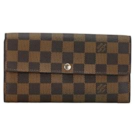 Louis Vuitton-Louis Vuitton Portefeuille Sarah Canvas Long Wallet N61734 in good condition-Other