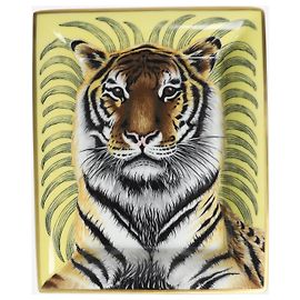 Hermès Yellow Tigre Royal Change Tray Yellow